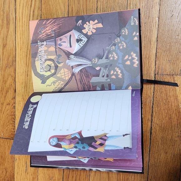 Nightmare Before Christmas Jack Skellington Undated Calender Notebook. - Picture 4 of 16